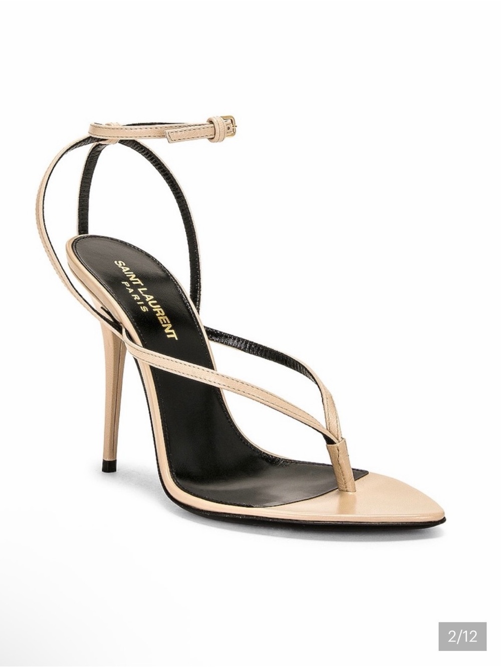 Saint Laurent Nude Gippy Sandals